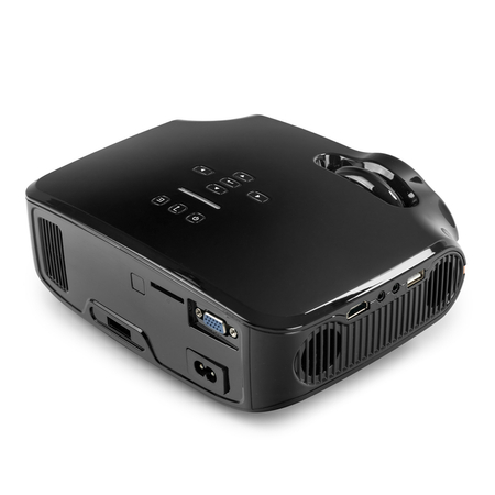 Projektor LED do Gier i Filmów Crenova XPE500 1280x720p czarny OUTLET