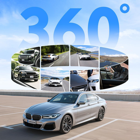 Wideorejestrator 4K 360° Wi-Fi GPS AZDOME M660