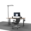 Lampa podłogowa biurowa LED GLOW D20 80W Czarna