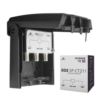 Sumator sygnału naziemnego DVB-T/T2  antena UHF +  antena VHF (BIII/DAB ) Spacetronik SP-CT211