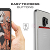 Etui Exec 2 Samsung Galaxy S9 silber