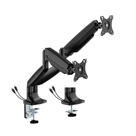 ZESTAW -10%  2x Monitory 27 cali 4K IPS Spacetronik SPA-M2701 + uchwyt + dodatki