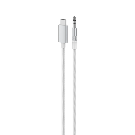 DAC-Adapterkabel von USB-C auf Klinke 3,5mm 2m weiß