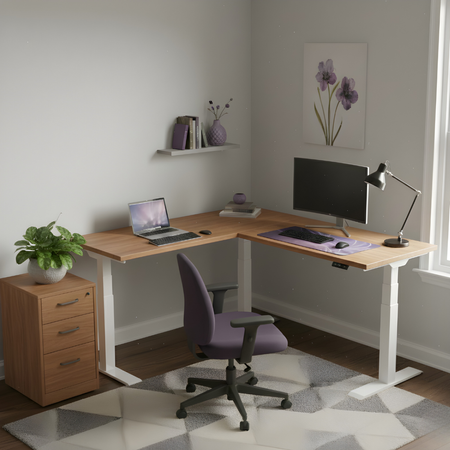 Elektryczny stelaż biurkowy Spacetronik SPE-323TW 120 stopni