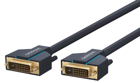 CLICKTRONIC DVI-D - DVI-D (24+1) Kabel 1m