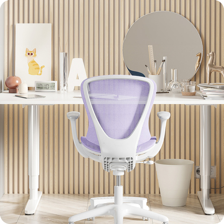 Ergonomiczne krzesło do nauki dla dziecka – fioletowe - Spacetronik SPC-XD02V