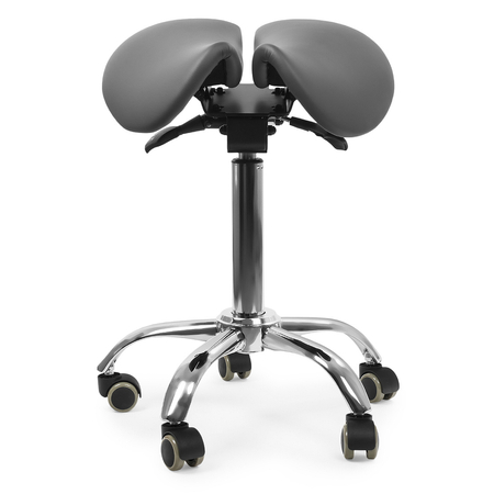 Ergonomisch verstellbarer Hocker SELLA grau