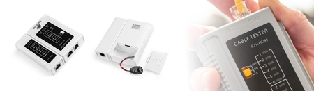 Tester kabli sieciowych RJ45/RJ12/RJ11 Spacetronik SP-LT01