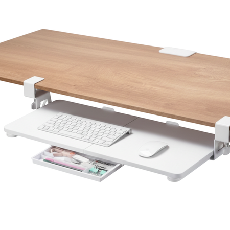 Wysuwana Półka na Klawiaturę SPB133W - Zyskaj Miejsce i Popraw Ergonomię