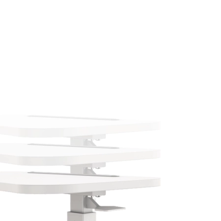 Zestaw wypoczynkowy fotel elektryczny Spacetronik Flax 04M beżowy + stolik regulowany