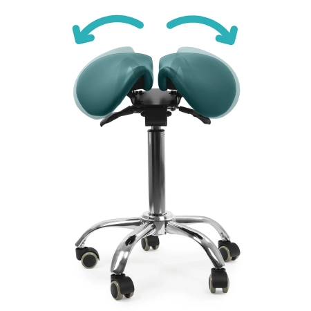 Ergonomiczny hoker regulowany siodło Spacetronik Sella (czarny) OUTLET