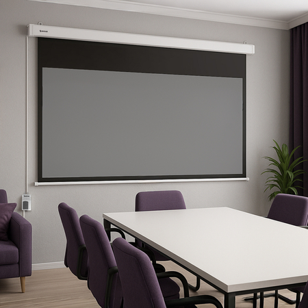Elektryczny Ekran Projekcyjny PEV Ścienny 100"