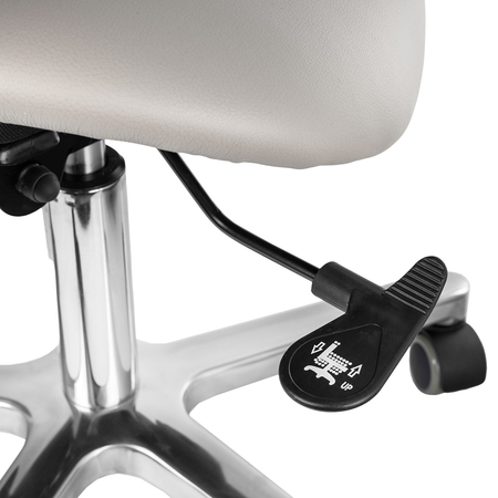 Ergonomiczny hoker regulowany SELLA 4 biały Outlet B-