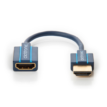 HDMI 2.0 4K@60Hz gn-wt FLEX Adapter Goobay 10cm