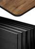 Universal-Schreibtischplatte 138x65x12cm Eiche Versailles