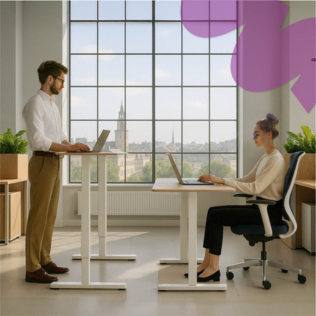 Elektryczne biurko Moris SPE-O111WL 100×60 cm - zdjęcie 2