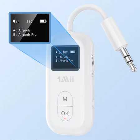 Adapter Bluetooth 5.2 AUX TX/RX 1Mii SafeFly Pro