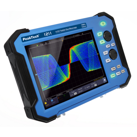 Oscyloskop tabletowy cyfrowy 4CH 70MHz 1GS/s PeakTech 1211
