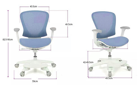 Ergonomiczne krzesło dziecięce do biurka Spacetronik XD SPC-XD02N