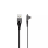 Kabel kątowy 90 stopni do szybkiego ładowania USB-A / Lightning 1m 2,4A LS581L