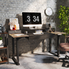Mobile Electric Desk with Shelf Drawers