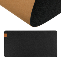 Mata filcowa z korkiem ciemnoszara 100x50cm SPB064