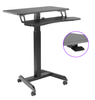 Buddy 03 verstellbarer Trolley-Tisch schwarz