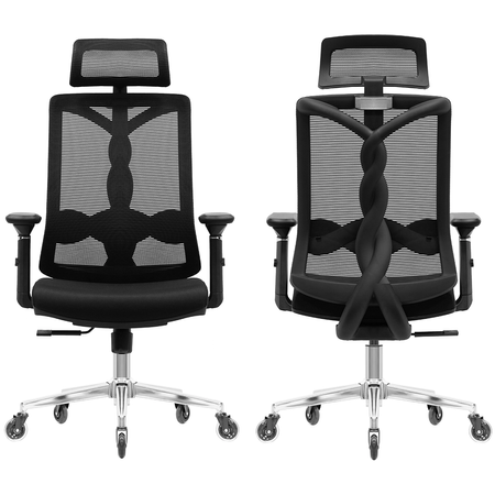 Zestaw ergonomiczny biurko elektryczne SPE F121 krzesło Spiro lampa Glow D8