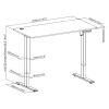 Elektryczne biurko Spacetronik Moris 120BB 120x60