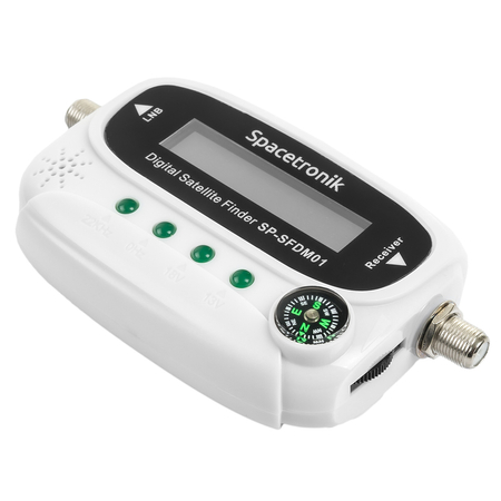 Miernik sygnału Satelitarnego TV SAT Digital Satfinder z LCD Spacetronik SP-SFDM01