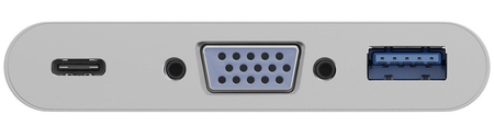 USB-C auf VGA + USB-C Adapter mit PD + USB3.0 Goobay - zdjęcie 2