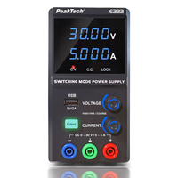 Zasilacz laboratoryjny DC 0-30V 5A PeakTech P6222