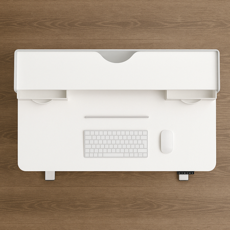 Biurko Elektrycznie Regulowane 120x60 z półkami