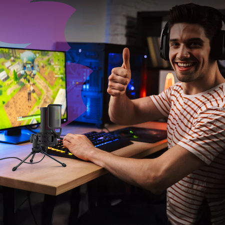 Mikrofon USB Spacetronik SPU-WM40 - zdjęcie 2