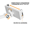 Tischständer für Tabletten SPP-122W weiß