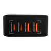 Ładowarka sieciowa GaN 65W, LED, PD QC3.0, 4-portowa Spacetronik SR100