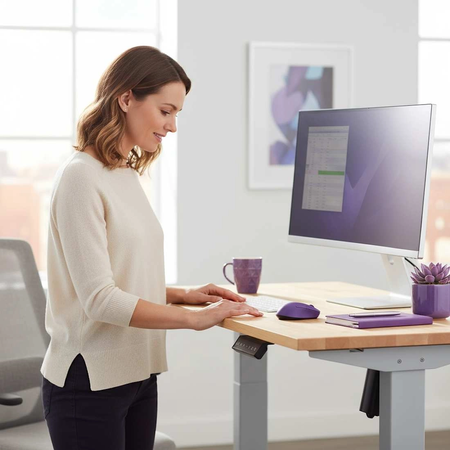 Spacetronik SPE-124W elektrischer Tischständer