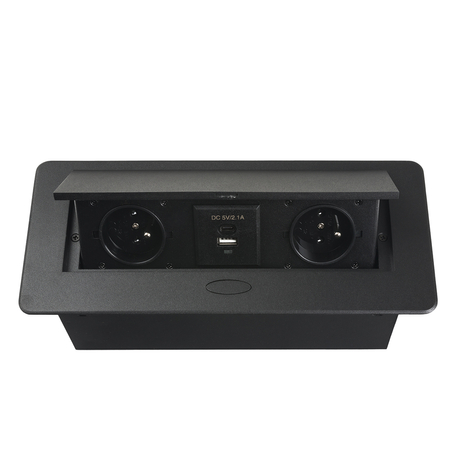 Gniazdo blatowe otwierane Spacetronik SPS-D24CB OUTLET