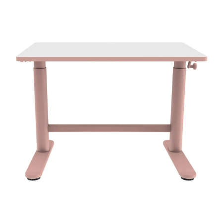 Biurko dziecięce z korbą Spacetronik XD 80x60 cm (różowe) OUTLET