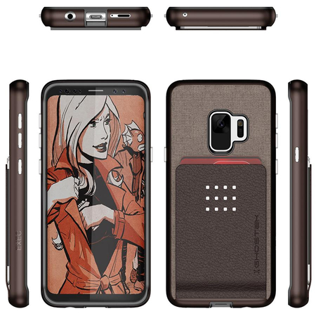 Etui Exec 2 Samsung Galaxy S9 brązowy