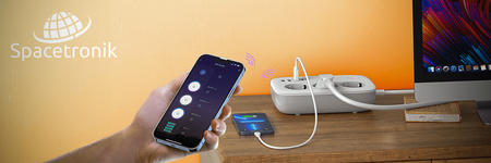 Inteligentna listwa zasilająca Spacetronik SL-PS27 z 3 AC 4 USB