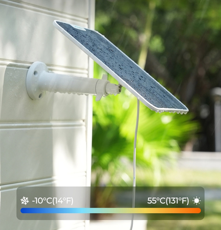 Solarmodul 6W für USB-C Kameras Reolink 2 weiß 4m - zdjęcie 2