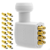 LNB Octo ANADOL + F-Stecker GOLD 16 Stk.