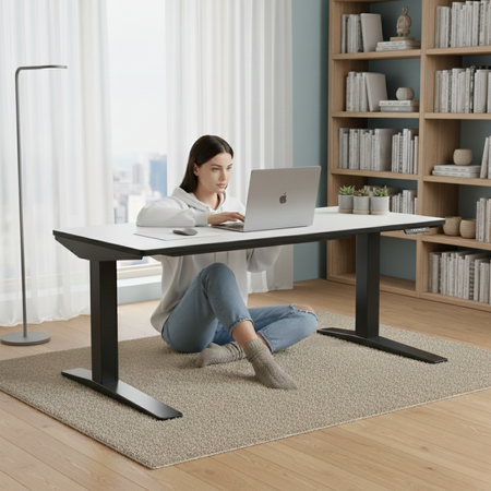 Elektryczny stelaż biurkowy 51-121 cm  SPE-244B