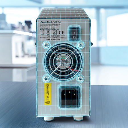 Zasilacz laboratoryjny DC 0–60V 5A PeakTech P6224
