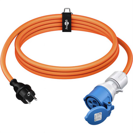 Adapter kabel Schuko 230V na CEE 16A 1,5 m - zdjęcie 2