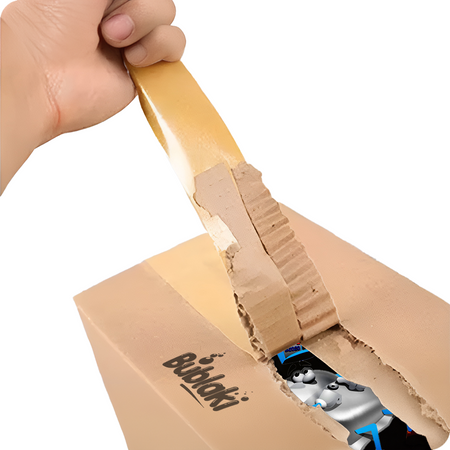 Ekologiczna taśma papierowa aktywowana wodą 70 mm / 114 m Bublaki BT-W701 (20 szt.)