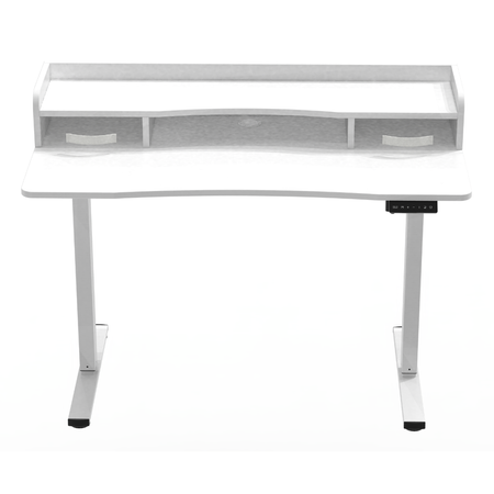 Biurko Elektryczne SPEF134WW z Szufladą i USB - Ergonomia do Home Office