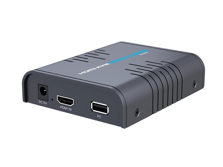 HDMI-zu-IP-Konverter + KVM-USB-Set - TX + RX - zdjęcie 2