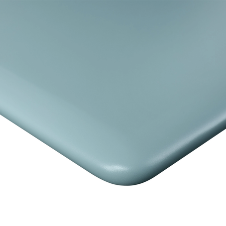 Elektryczne biurko regulowane Vegard dwusilnikowe z blatem MDF premium niebieski